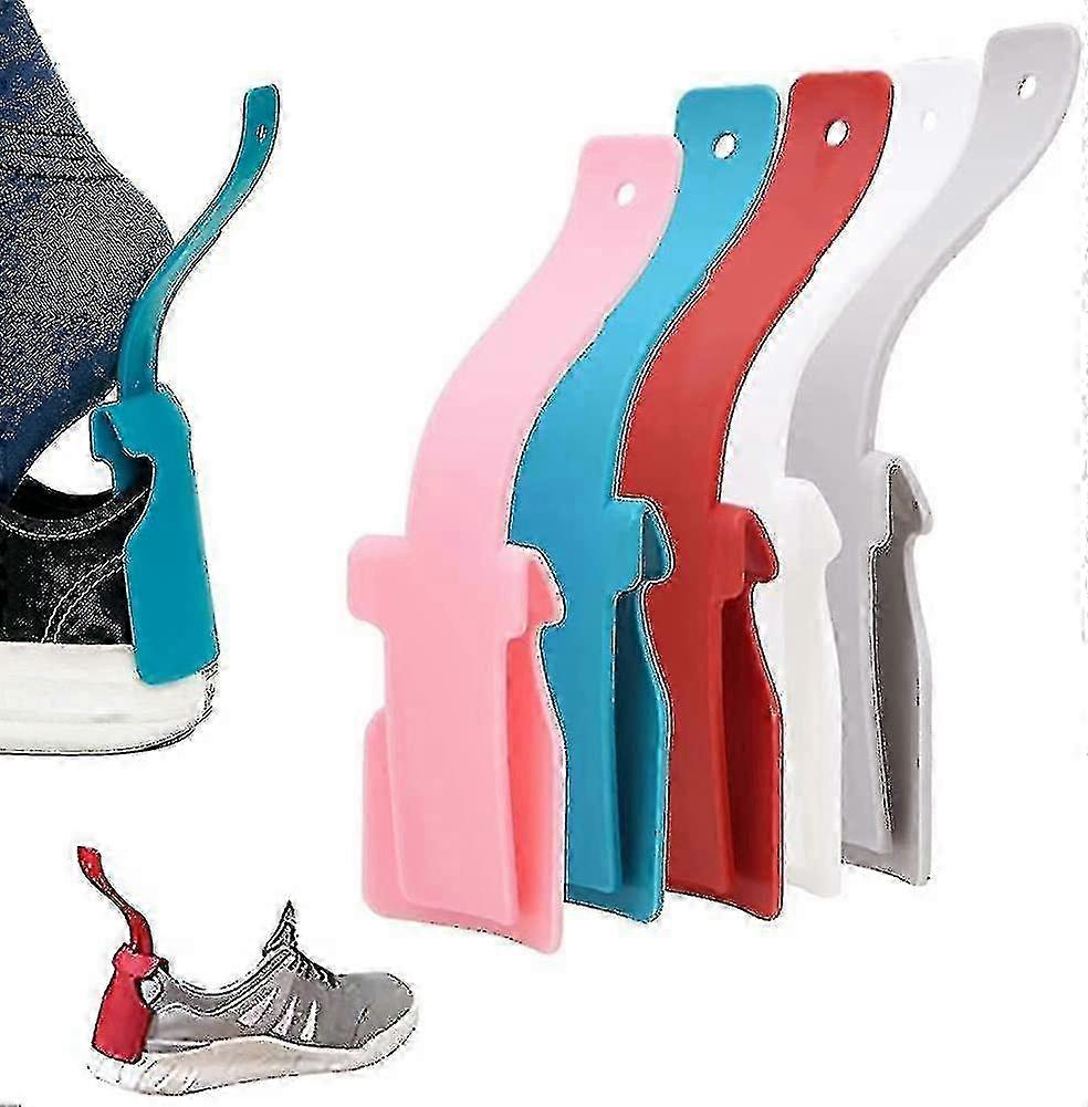 2025 Lazy Shoe Helper Portable Shoe Lifting Helper Handled Plastic Shoehorn For Men