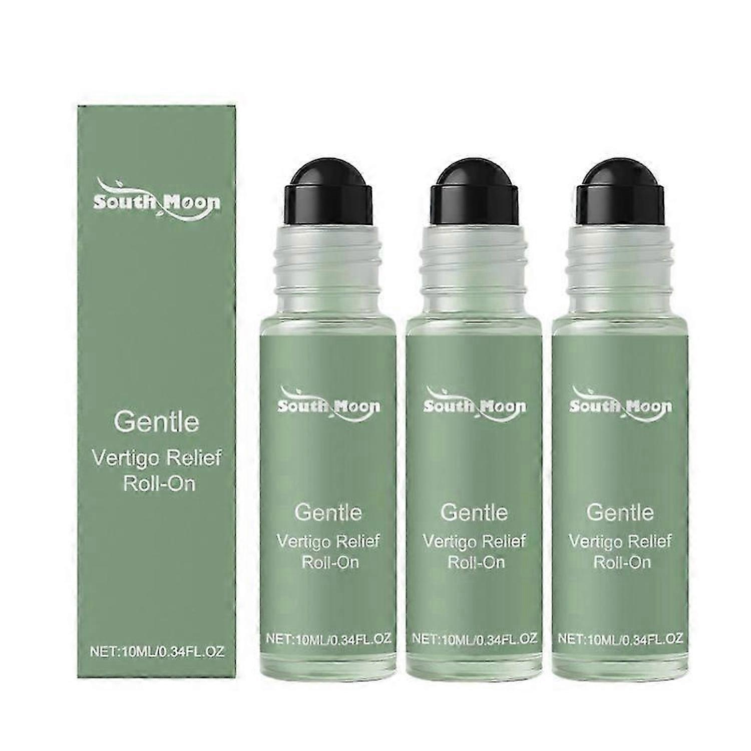 1-3x Anti-Dizzy Roll-On, Vertigo Ease Roller 10ml, Natural & Fast-Acting Essential Oils for Vertigo and Dizziness Support