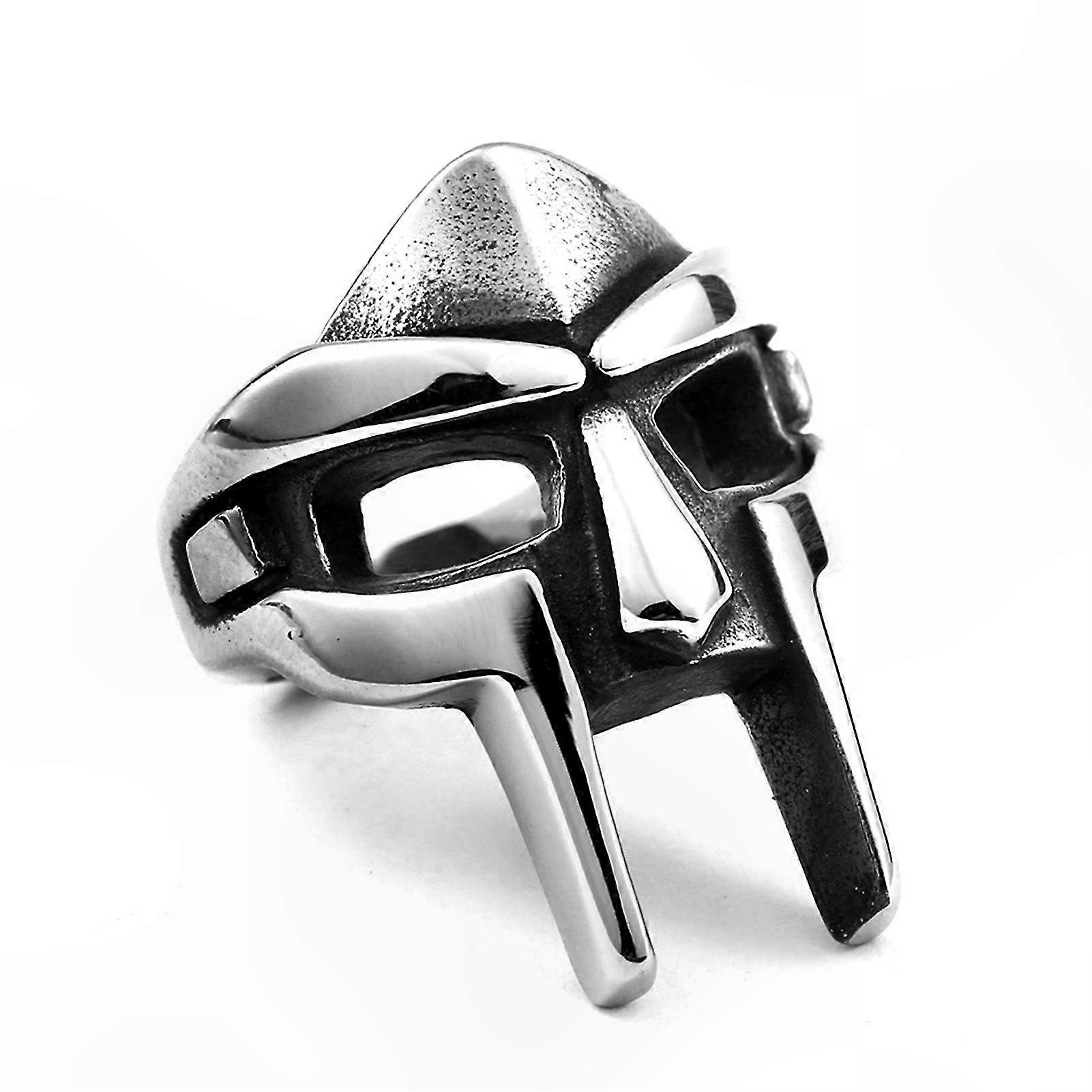 Gladiator Ring Stainless Steel Silver Size 7-14