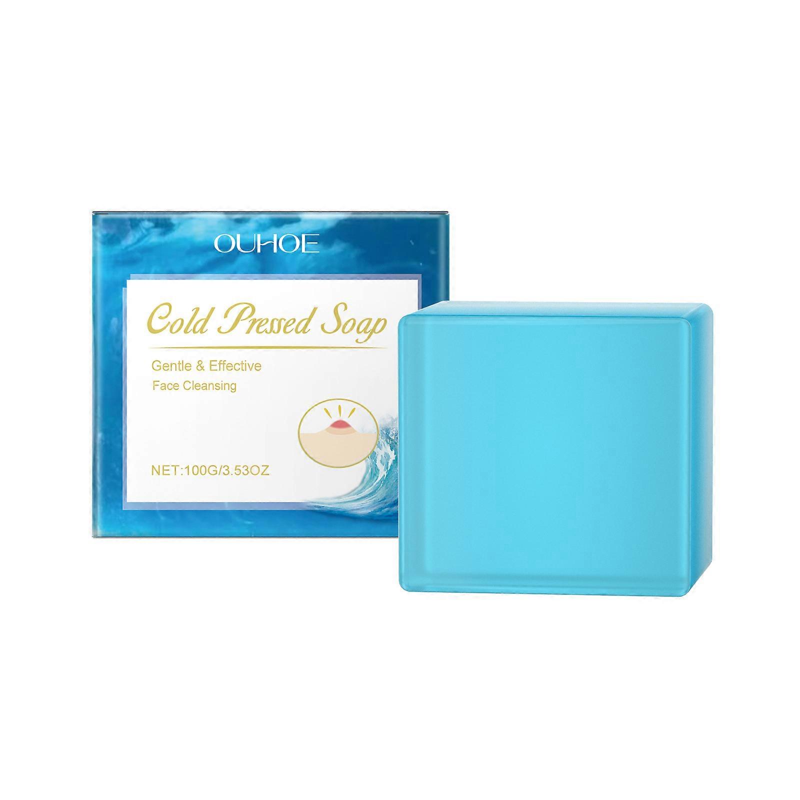 Facial Cleansing Soap, Improves Skin Smoothness Moisturizing Gentle Formula Refreshing Non-Sticky Face Soap