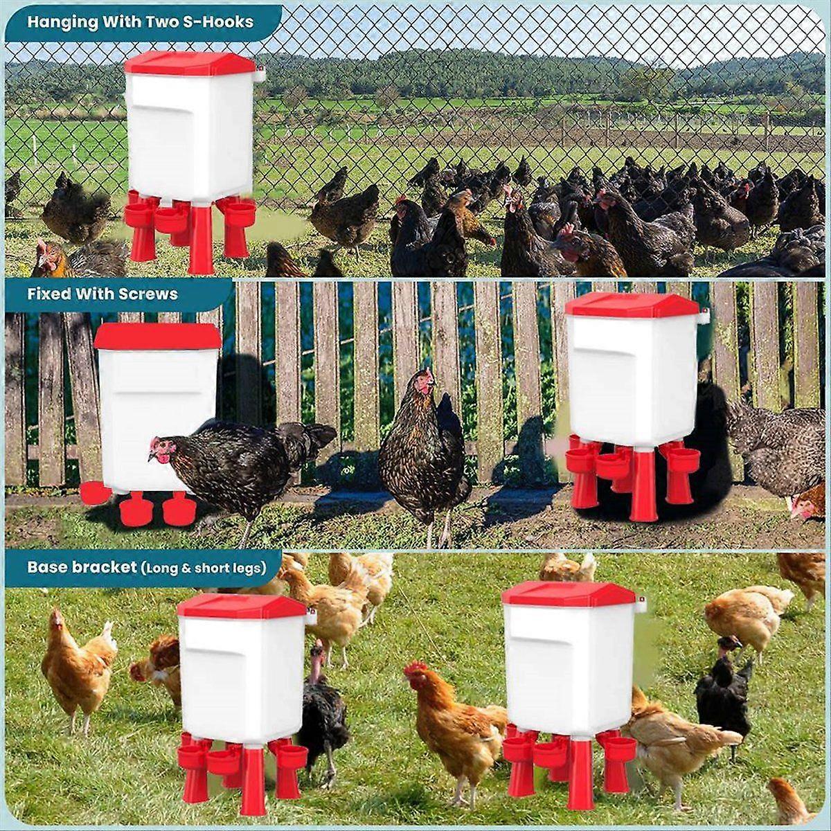 Hanging Chicken Waterer, Plastic Chicken Water Poultry Drinker