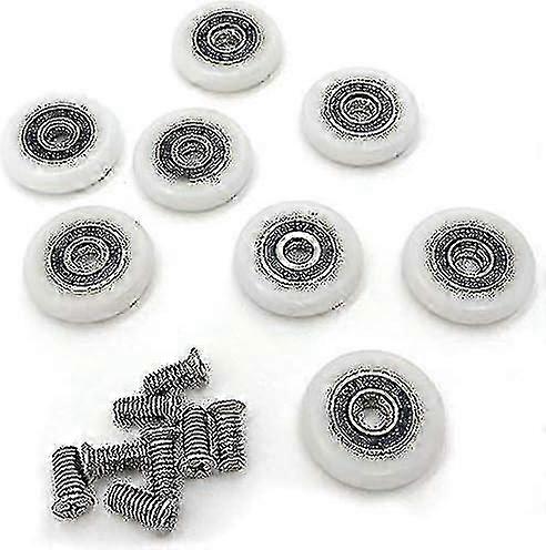 8 Shower Door Rollers Wheels Runner Pulleys Roller 25-26