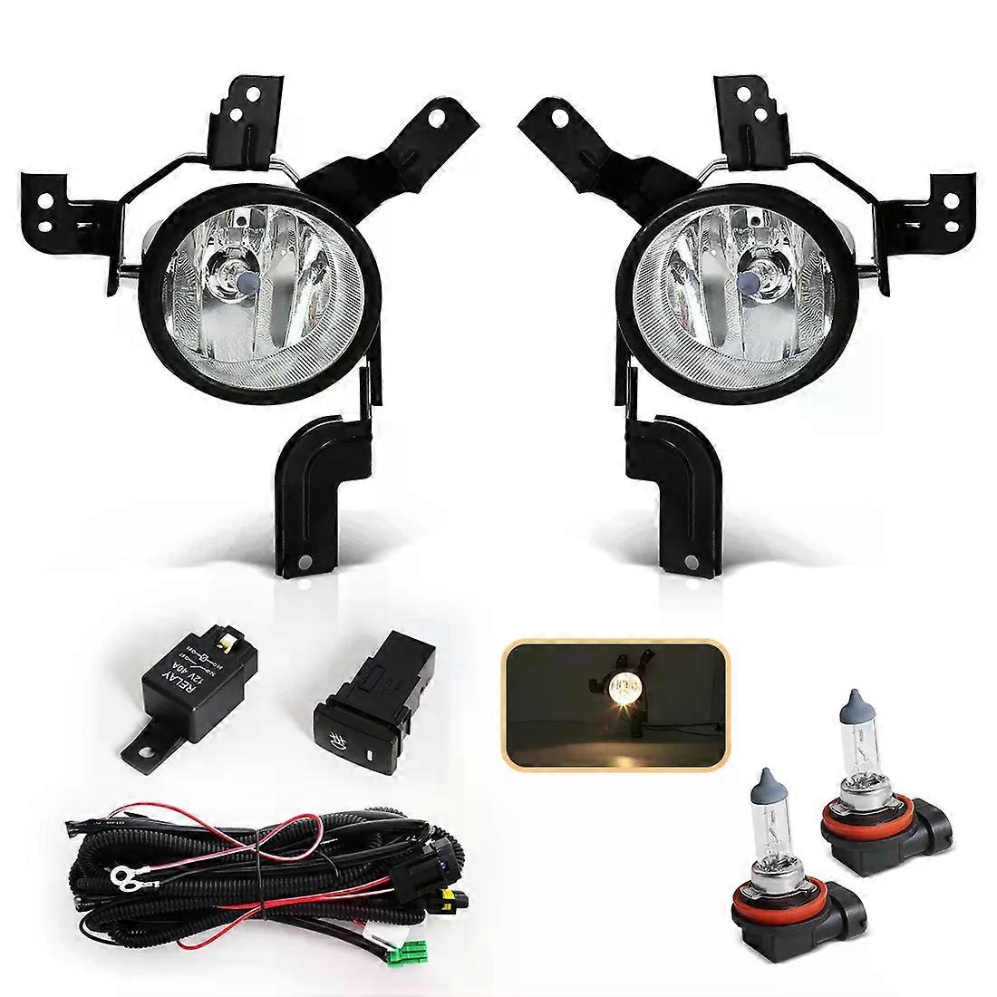 Apply led Front Bumper Light For Honda CRV 2007 2008 2009 Fog Lamp Halogen Bulb Headlight Driving Foglamp Assembly 33951-SWA-H01