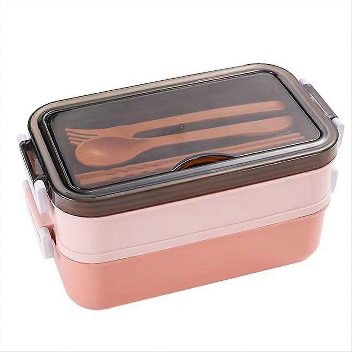 Bento Box for Students Kids Office Workers Pink