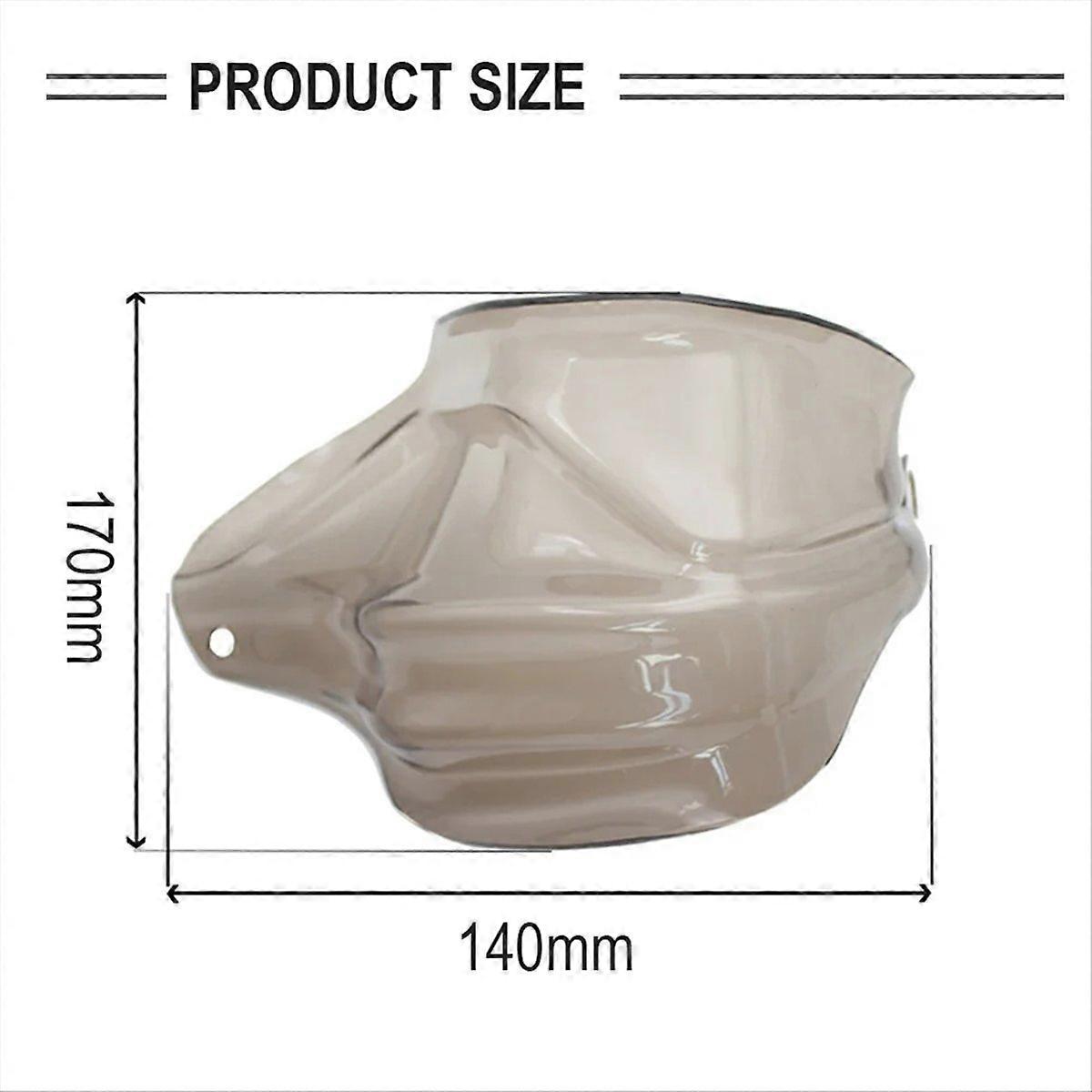 For Motorcycle Handguard Hand Shield Protector Black