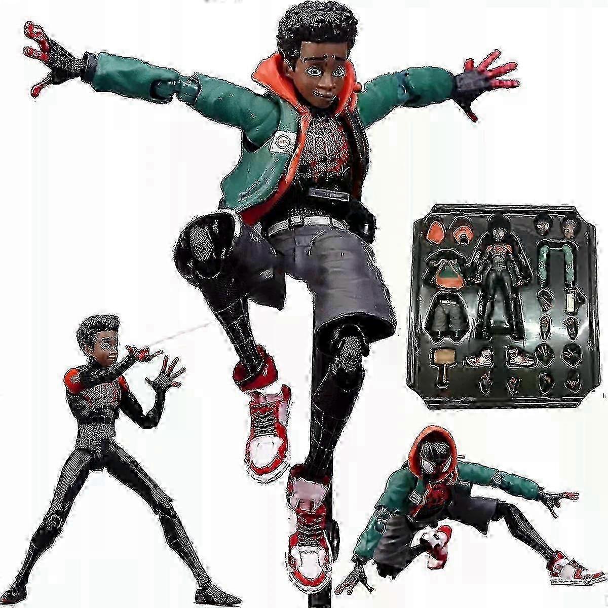 Spider-Man Miles Morales PVC Figure - Across the Spider-Verse Collectible Toy 2025