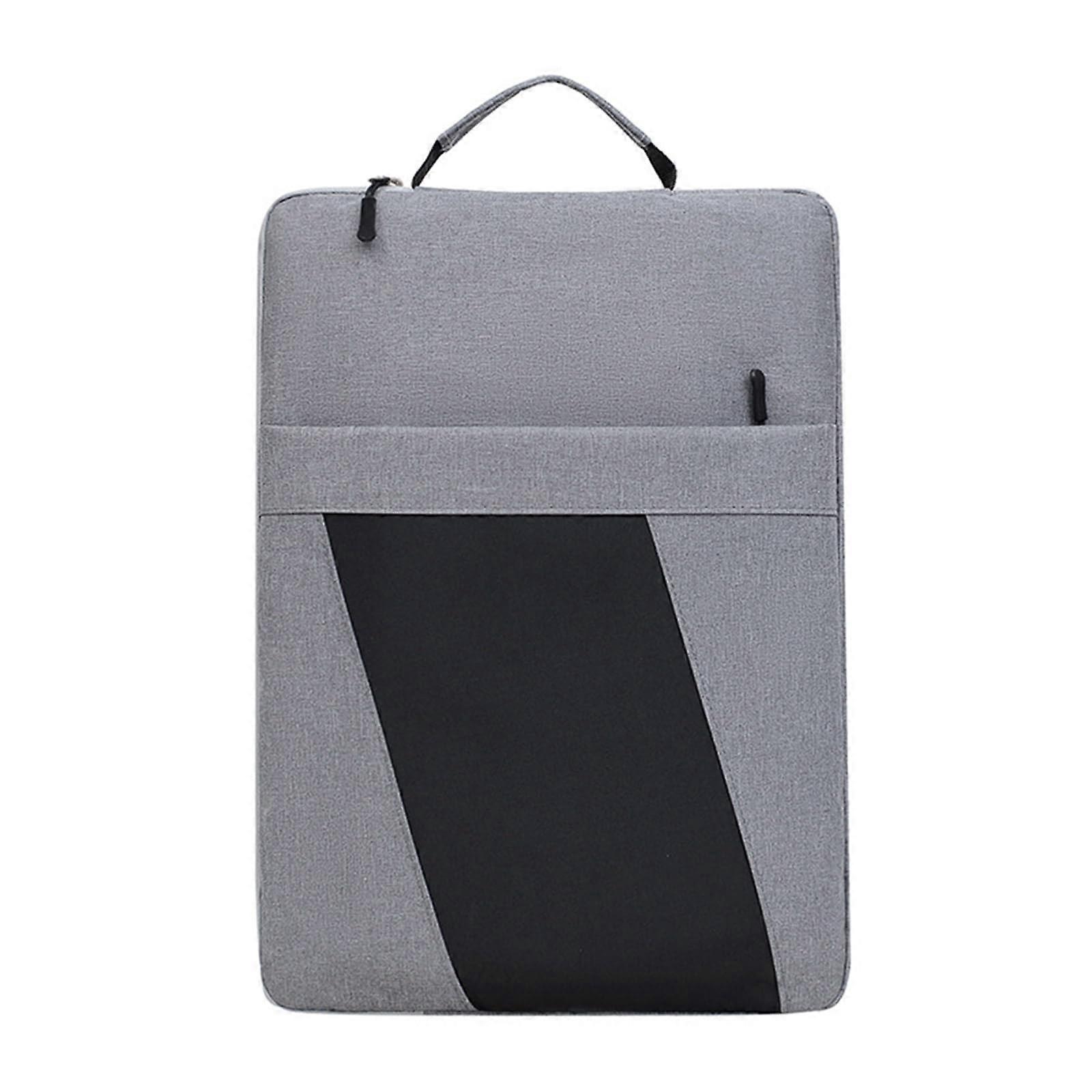 Laptop Carrying Case With Handle WaterResistant Sleeve 12/14/15 Inch Gray H