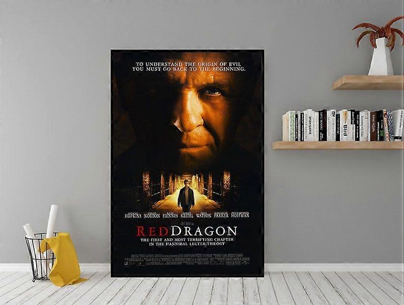 A206レッドドラゴン映画ポスター高品質キャンバスウォールアート家の装飾部屋の装飾ギフトPi206のための赤いドラゴン映画ポスター