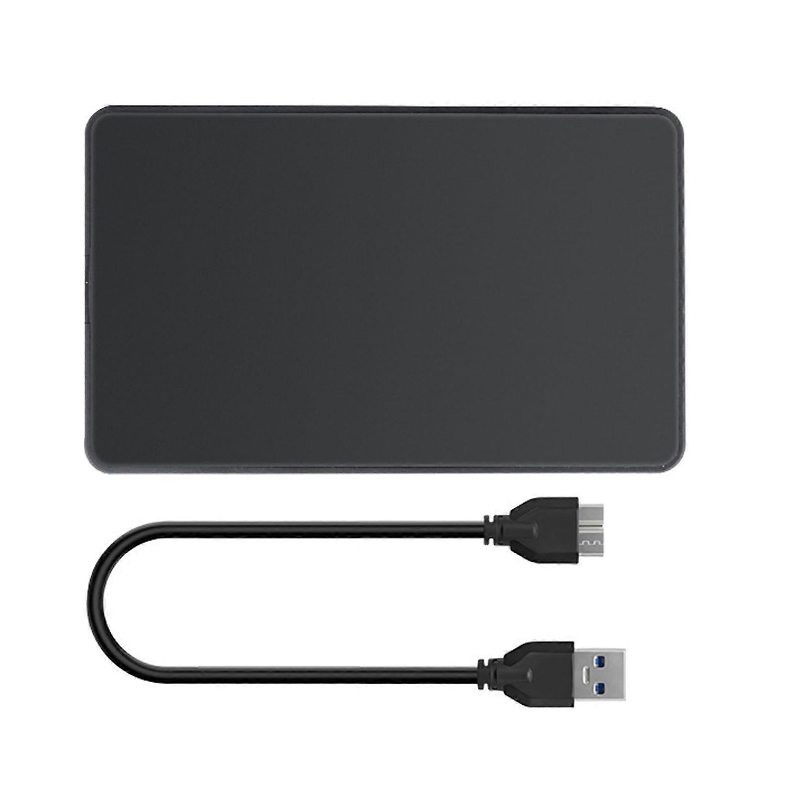 Universals 2.5inch SATAs HDDs Enclosure Featuring Shockproof Design USB3.0 Interfaces And Travel Friendly Build Multicolor