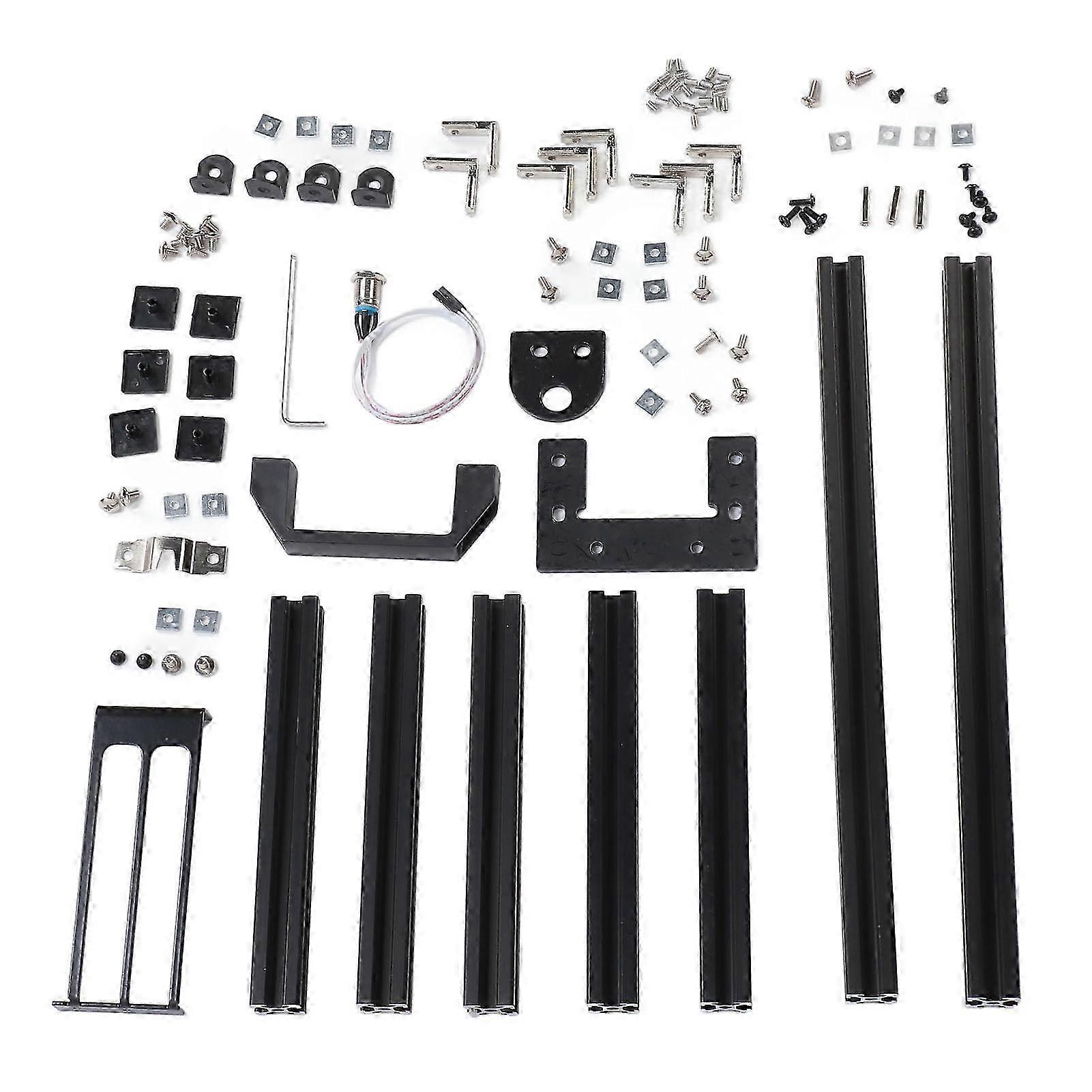 DIY Open Aluminum Frame PC Case - Vertical Heat Dissipation for MATX/ITX/ATX