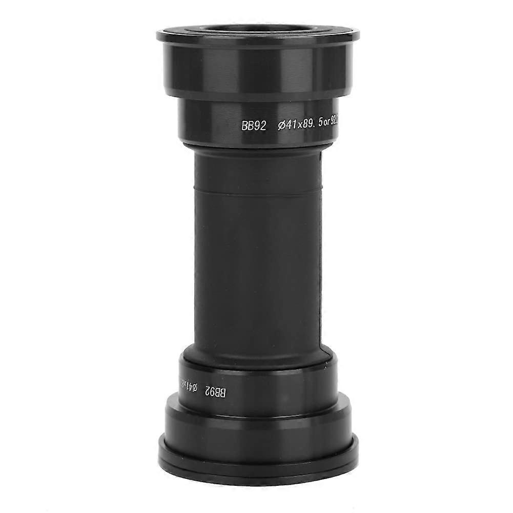 BB92 Bottom Bracket Aluminum Alloy Waterproof Design, Smooth Bearing Axis, Compatible With Series Black