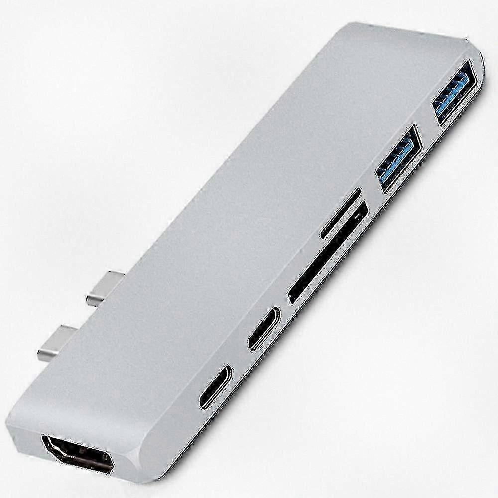 Enhanced Connectivity USB C Hub for MacBook Models: 7-in-2 PowerExpand Direct Adapter
