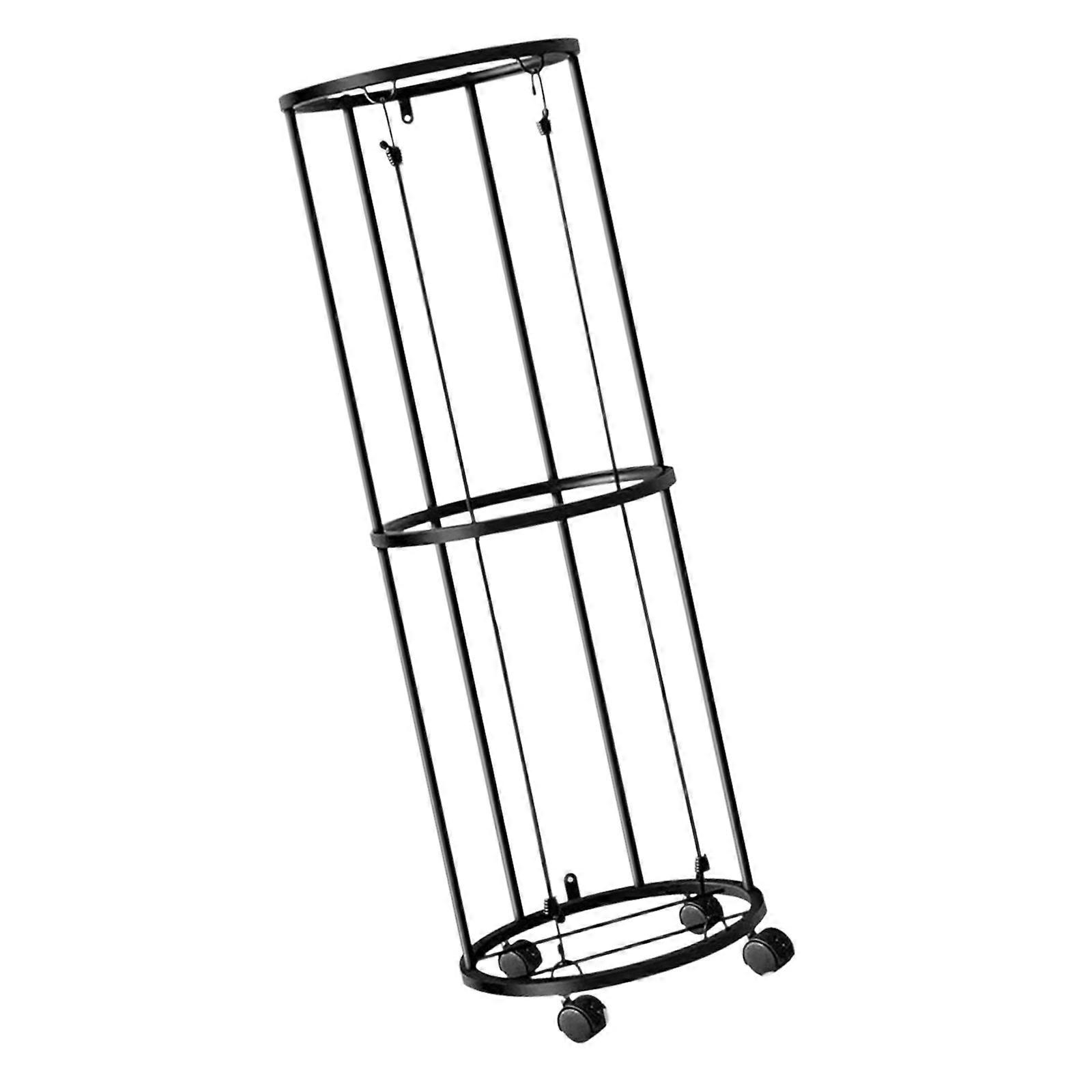 Multipurpose Space Saving Vertical Basketball Storage Systems Rolling Sports Organizers Steel Frame Easy Assembly Multicolor