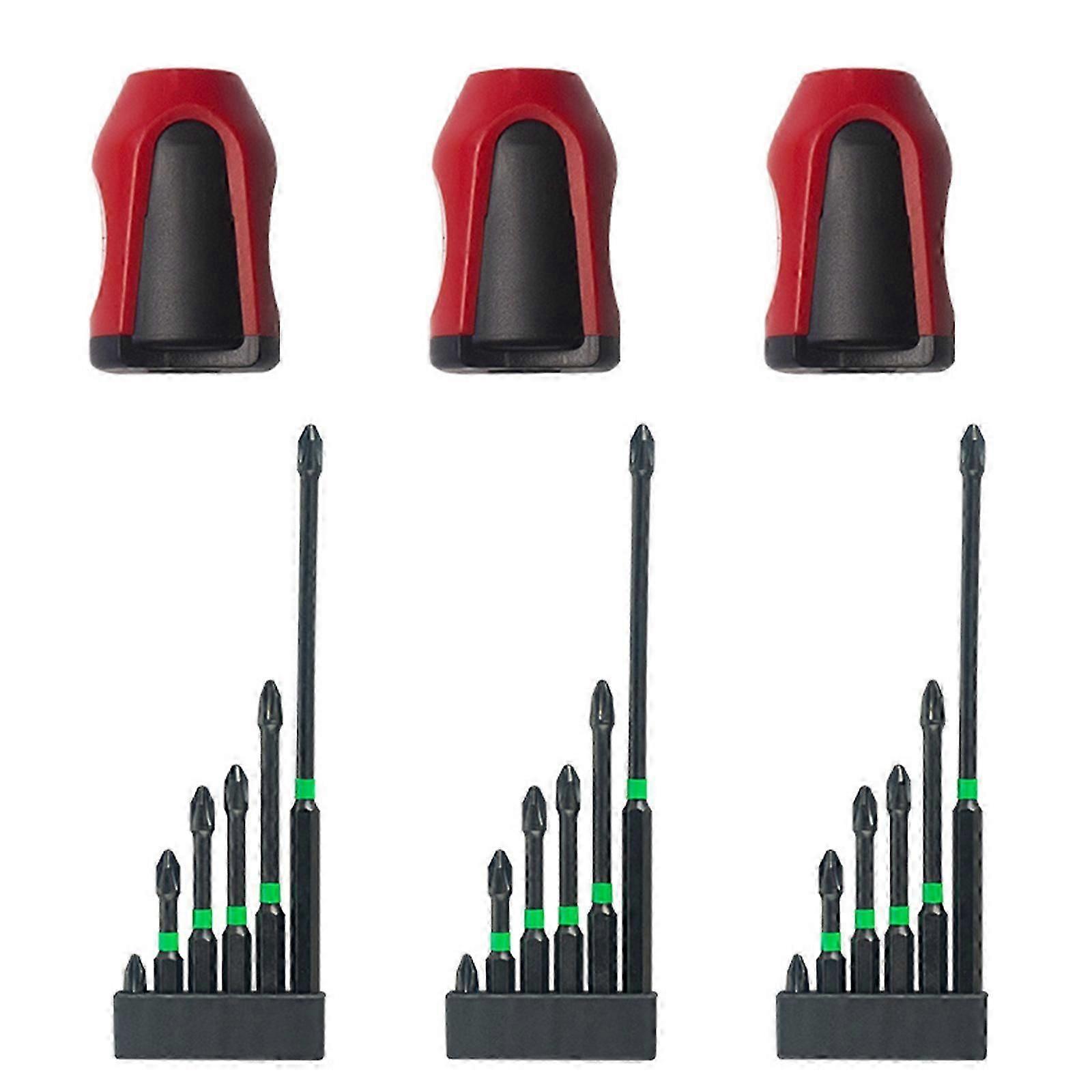 Magnetic Screwdriver Bit Hex Shank Impact Electric Drill Bit Set Screw Drill Head Power Tool Drill Attachment Part Myi