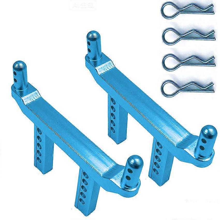 Aluminum Alloy Universal Front and Rear Body Mounting Bracket for SCY1/16 16101 16102 16103 16101PRO 16102PRO 16103PRO ( Blue)
