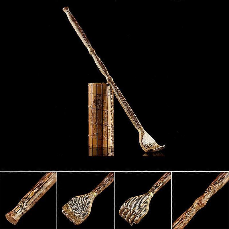 Solid Wood Itch Scratching The Long Handle Back Itching Device