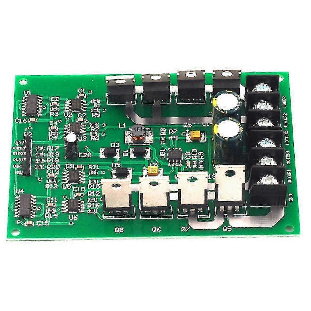 15A Dual H-Bridge DC Motor Driver Module Motor Drive Controller Board for Robot Car Compatible with 3V-36V