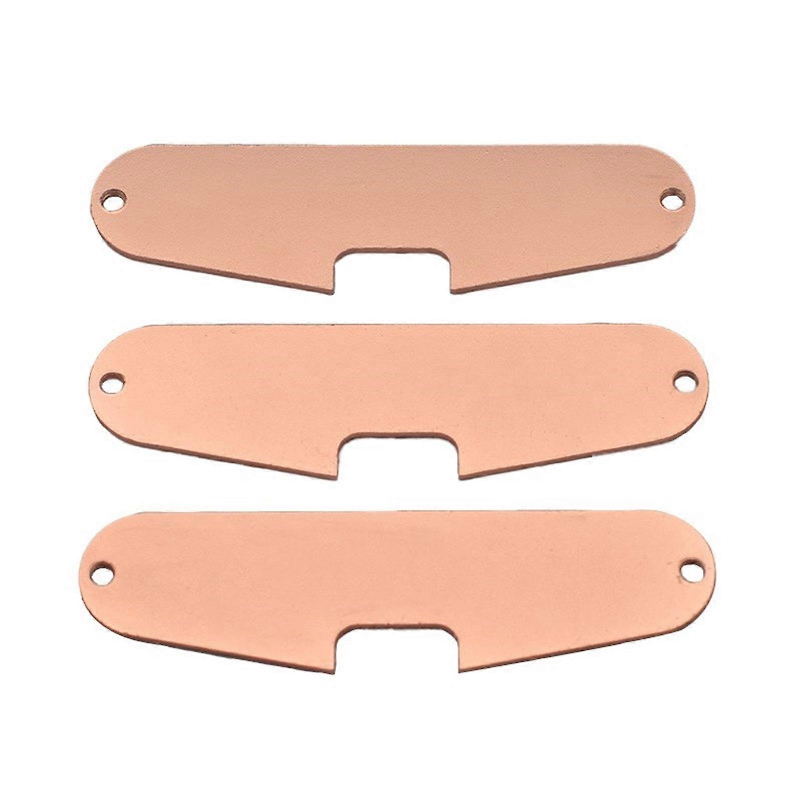 Set of 3 Copper Core Guitar Pickups Baseplate Enhanced Frequency Response Perfect for Warm Layered Sound Creation Multicolor