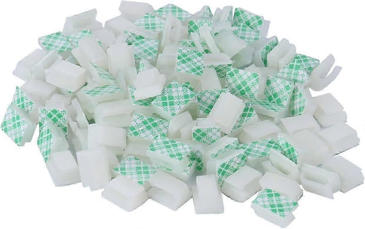 Cable Clips Adhesive Cable Clips Ethernet Cable Clips Wire Holder System 100 Pcs