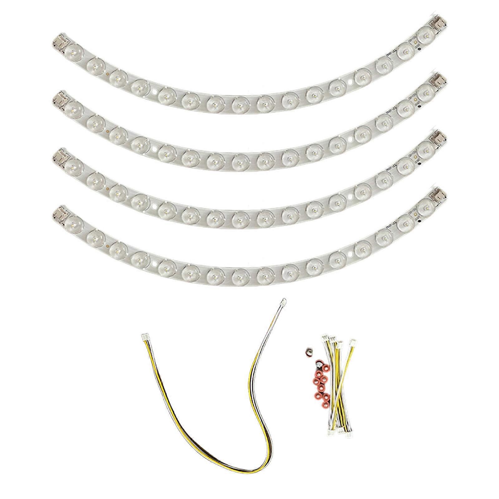 Dimmable Ceiling Light with Built in Fan 3 Adjustable White Tones Enhanced Lens Brightness LED Lighting Plastic Texture Multicolor