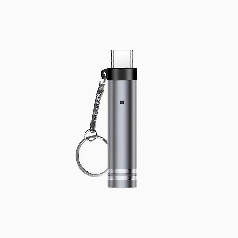 Type-C Mini Cigarette Lighter Without Built-In Battery Metal Wireless Cigarette Lighter Intelligent Blow Air and Ignite Gadgets