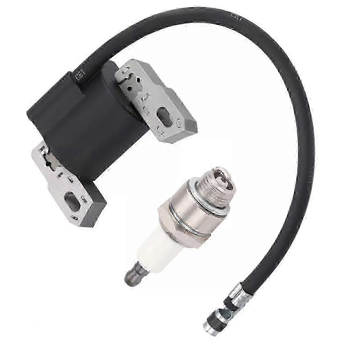 Ignition Coil & Spark Plug for JM26 JM36 JS25 JS26 JS28 JS36 JS38 Lawn Mower MIA12374, MIA11221, MIU13935