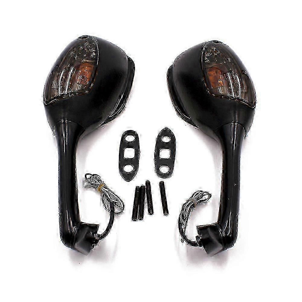 2PCS Motorcycle Mirror Handlebar for Suzuki GSXR 1000 2005 - 2008 K6 K7 K8 GSXR 600 750 2006-2010 with Turn Signal Light Mirror Boris-Good