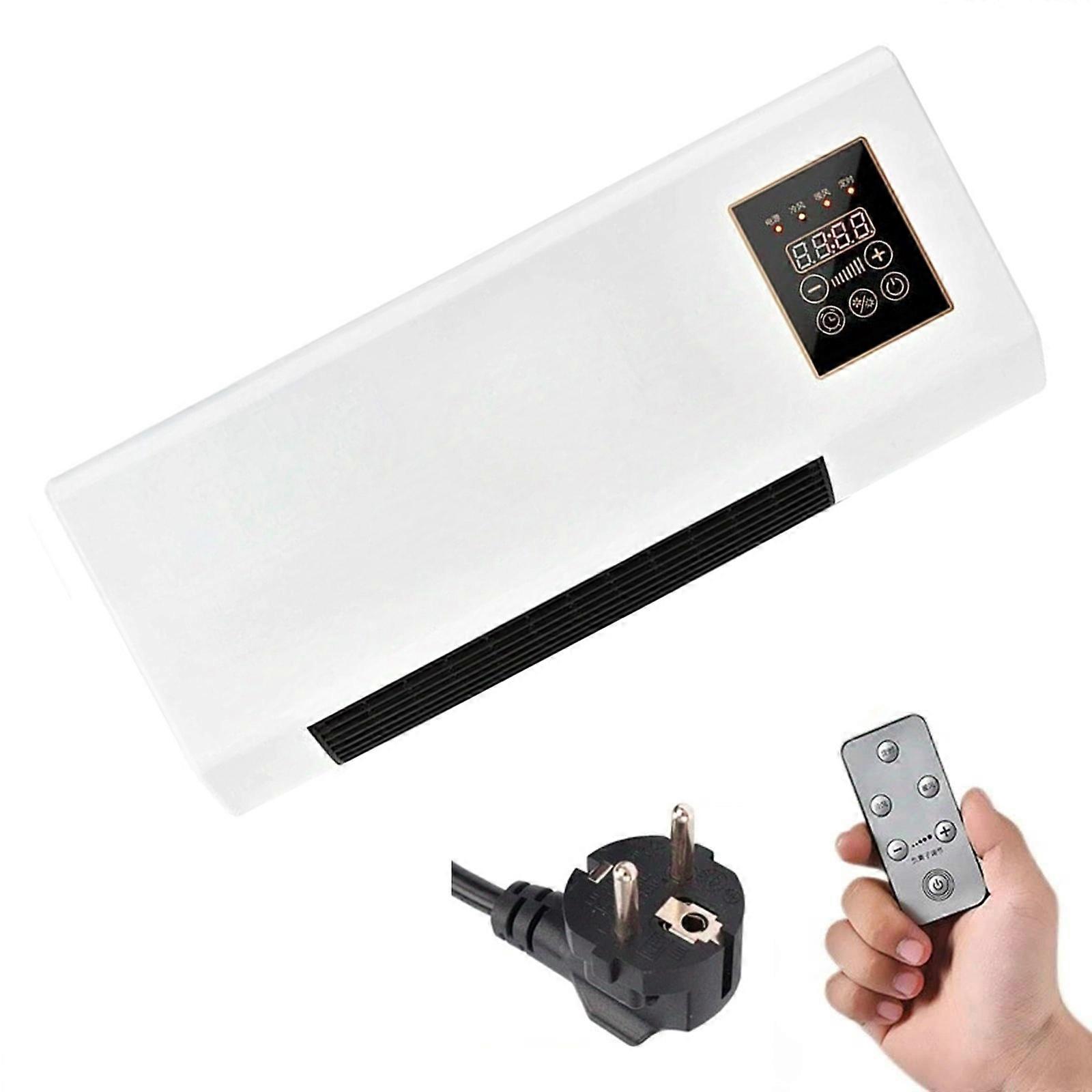 Practical Wall Mounted Heater Efficient Warming Device Quick Heating Machine ABS Texture for Office or Bedroom Use Multicolor