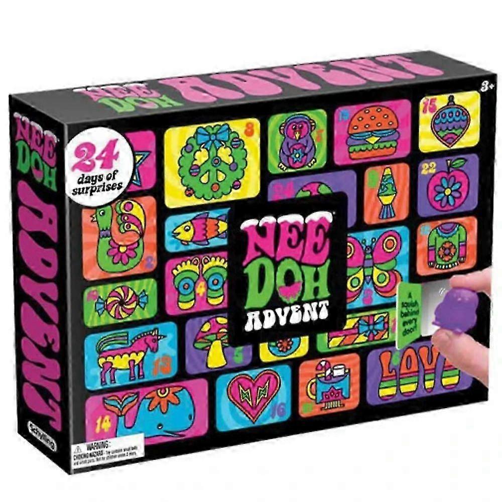 NeeDoh Advent Calendar, 24 Days Surprise Mini Agitating Sensory Toys