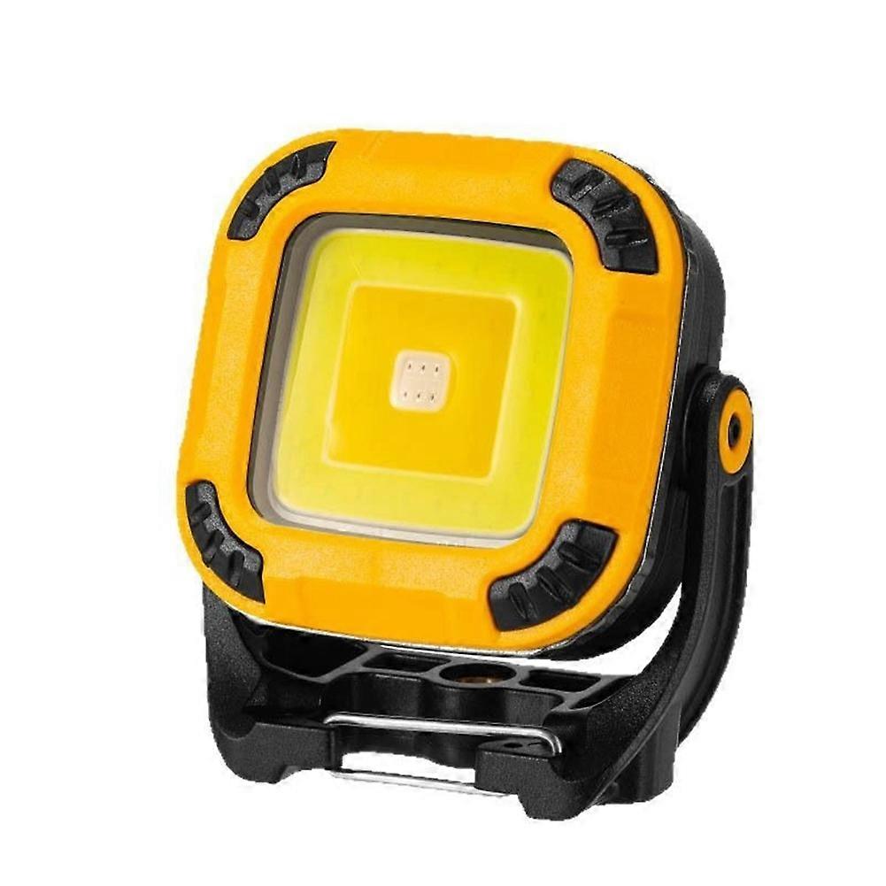 Portable LED Work Light USB Rechargeable Lantern Yellow