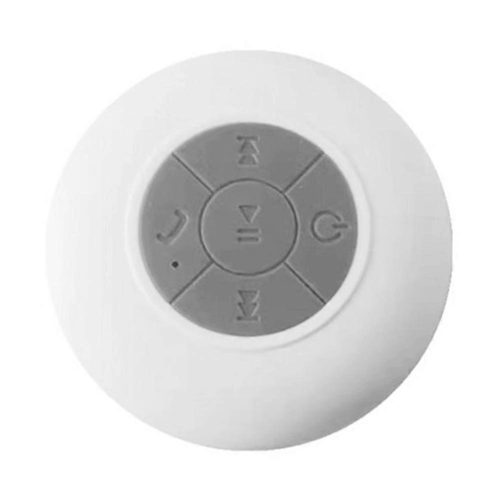 Bathroom Wireless Bluetooth Speaker Suction Cup White