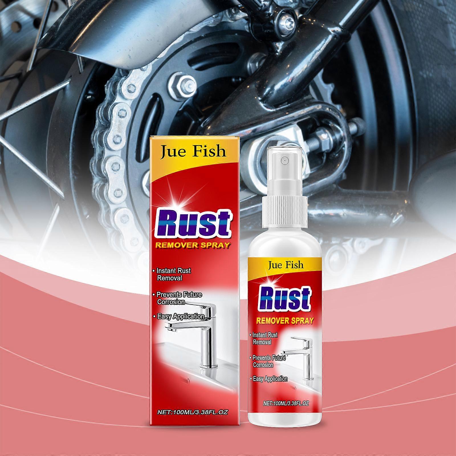 Jue Fish Rust Remover Spray, Multi-Functional Metal Grease For Easy Cleaning Citric Acid Formula Corrosion Protection