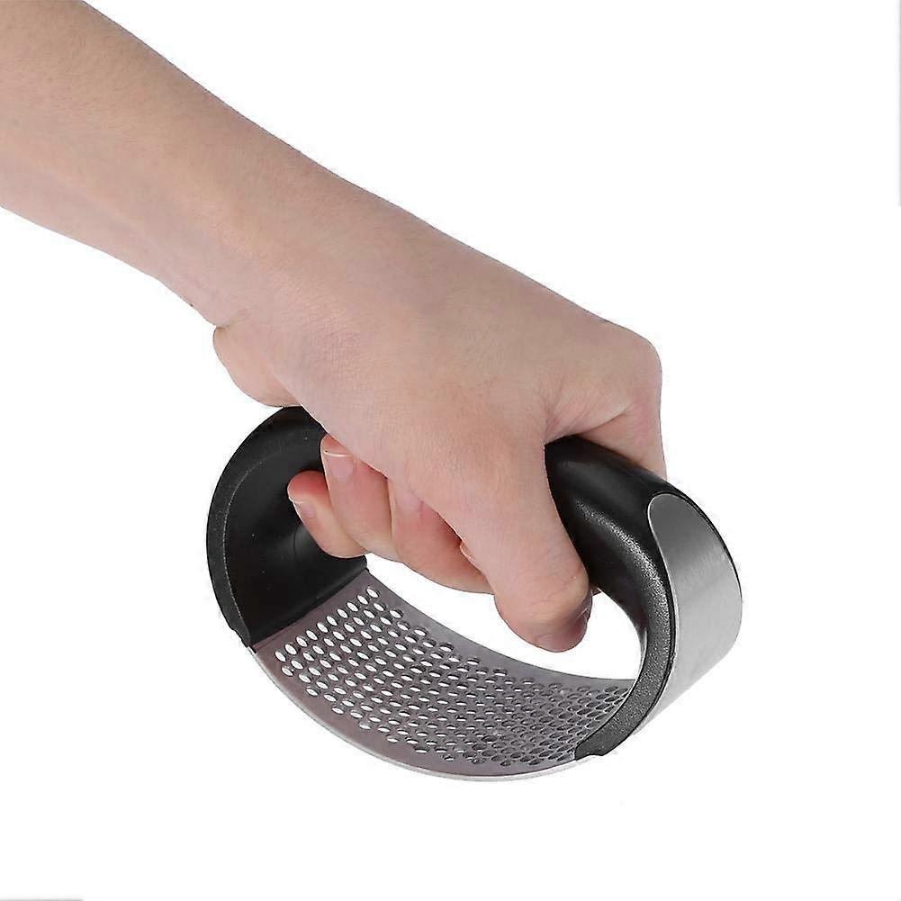Stainless Steel Garlic Press Crusher with Ergonomic NonSlip Handle, Rustproof and Dishwasher Safe