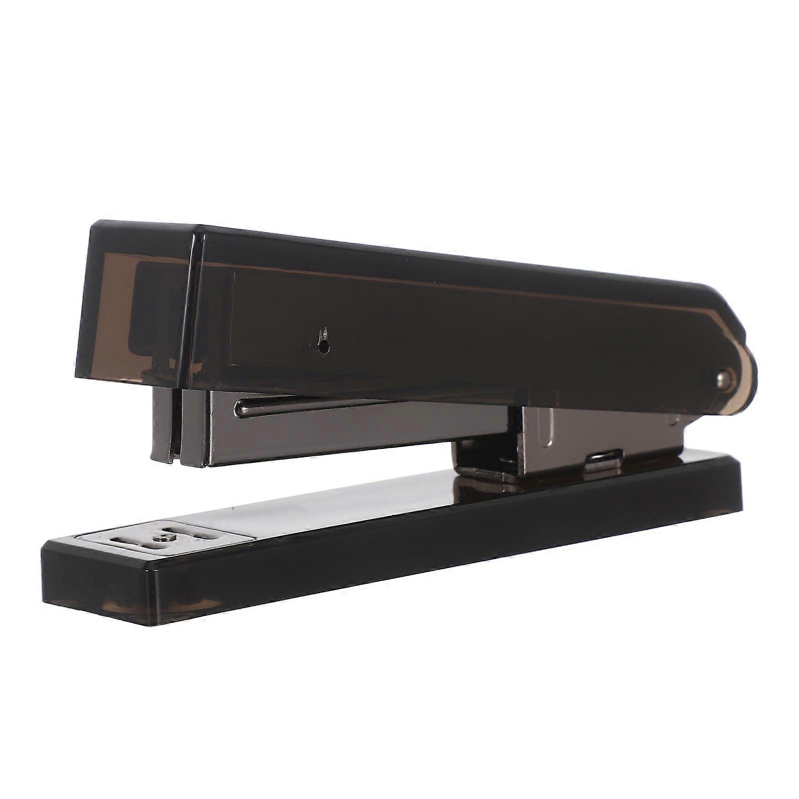 Black Desktop Stapler for Desk Acrylic Stapler for Thick Document Binding