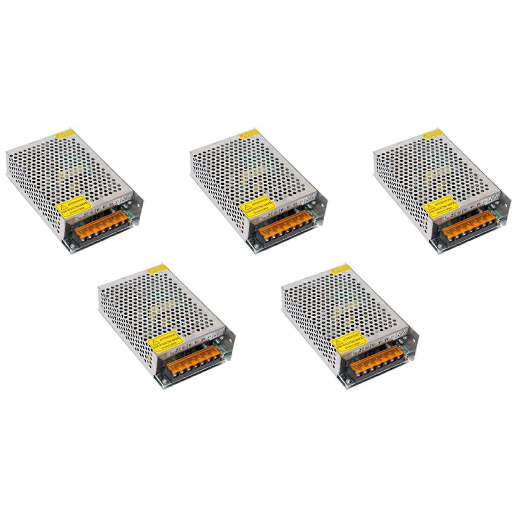 5X DC 12V 10A 120W Switching Power Supply Regulated Transformer / Safety Designed Power Transformer with Overload