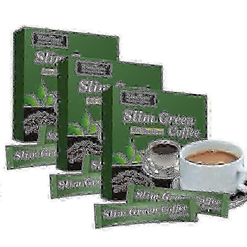 18 Teabags Slim Green Coffee With Ganoderma Control Weight Weight Tea_c*