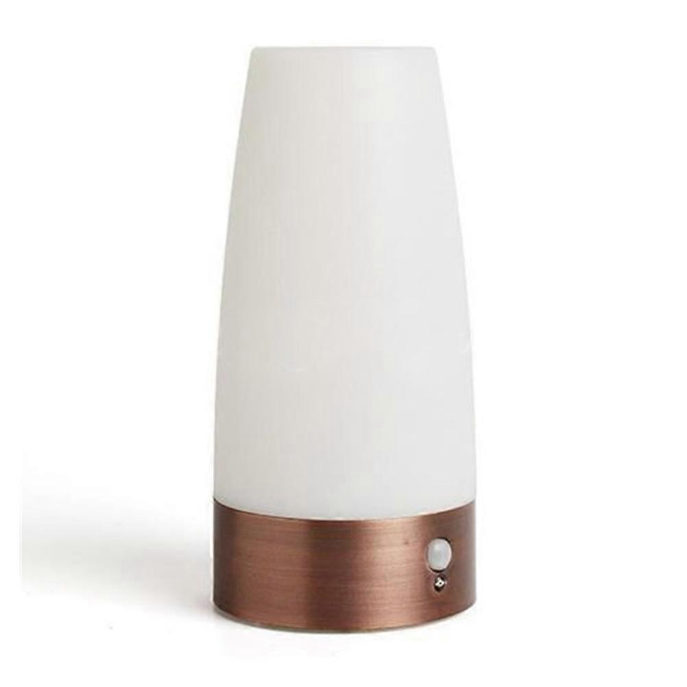Motion Sensor Table Lamp for Lighting with Retro LED Night Light Battery-Operated