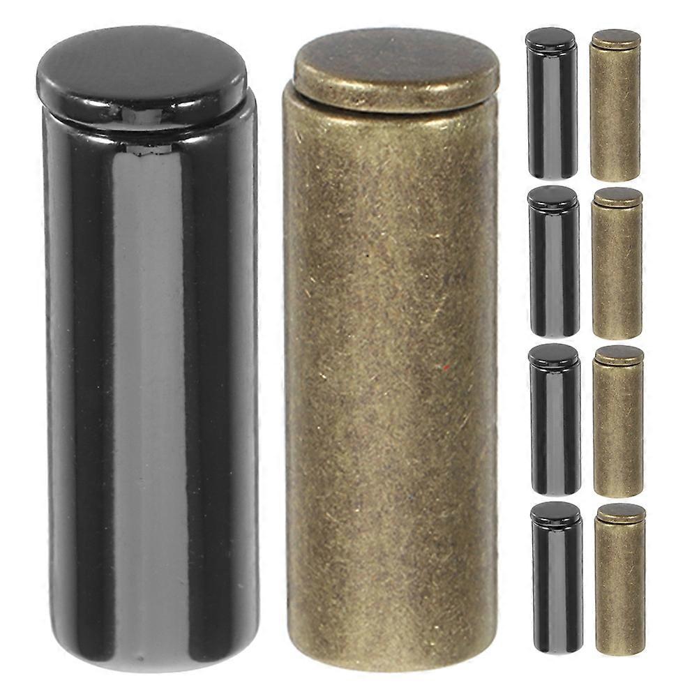 Shoelace Tips Replacement Metal Cord End Caps for Drawstring 12Sets