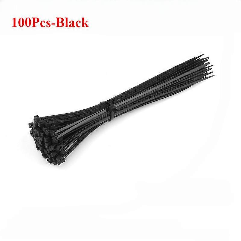 1000/100Pcs Cable Organizer Ties Self-locking Cord Straps Adjustable Cables Fastening Loop Home Office Wire Zip Ties