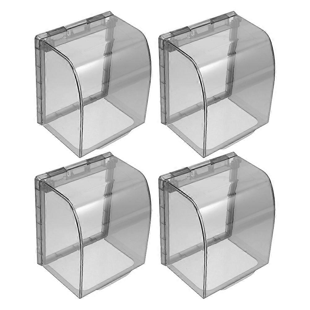 Electrical Socket Cover Ensure Safety For Electricians PVC 4Pcs