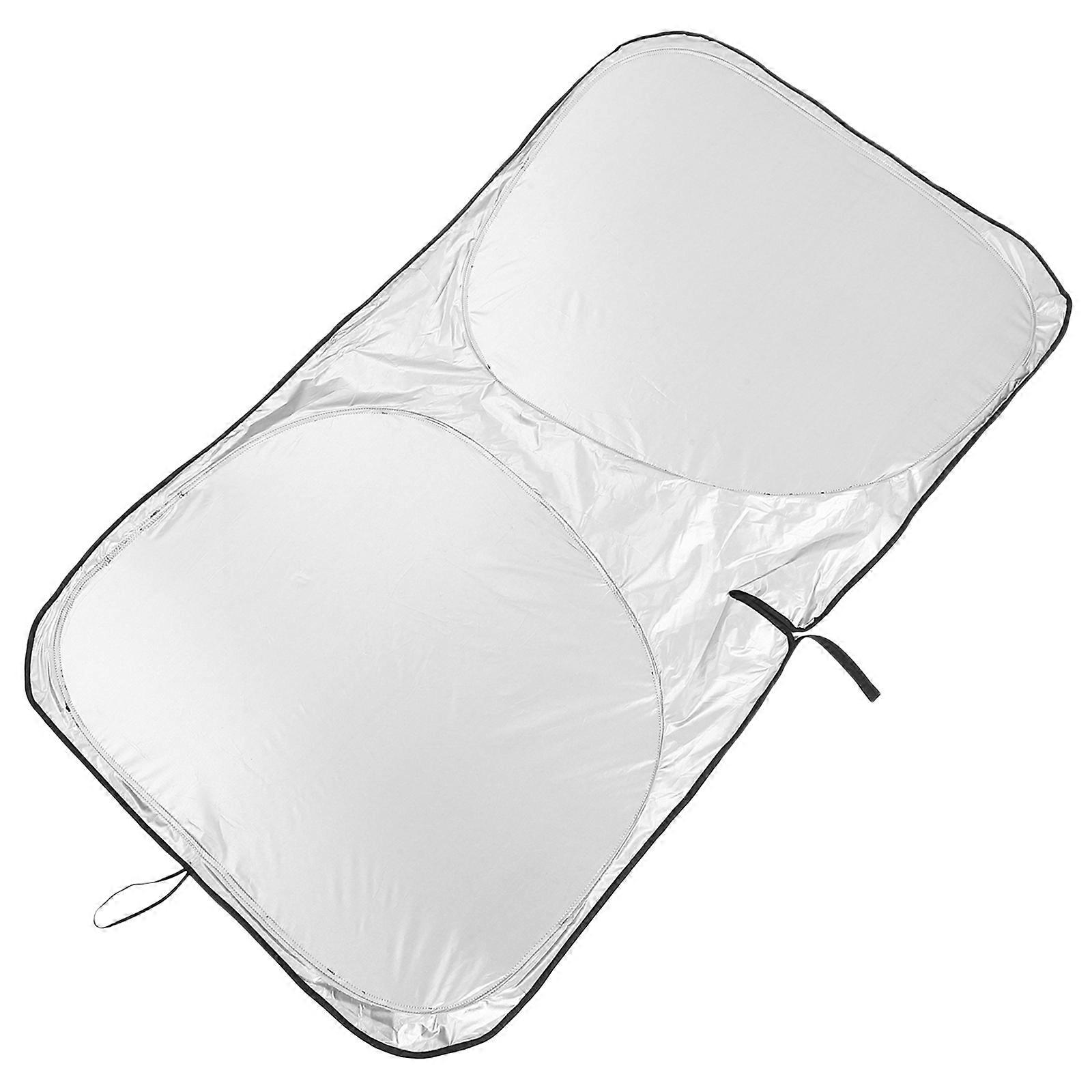 Car Window Sunshade for Front Windshield Protection Silver Foil