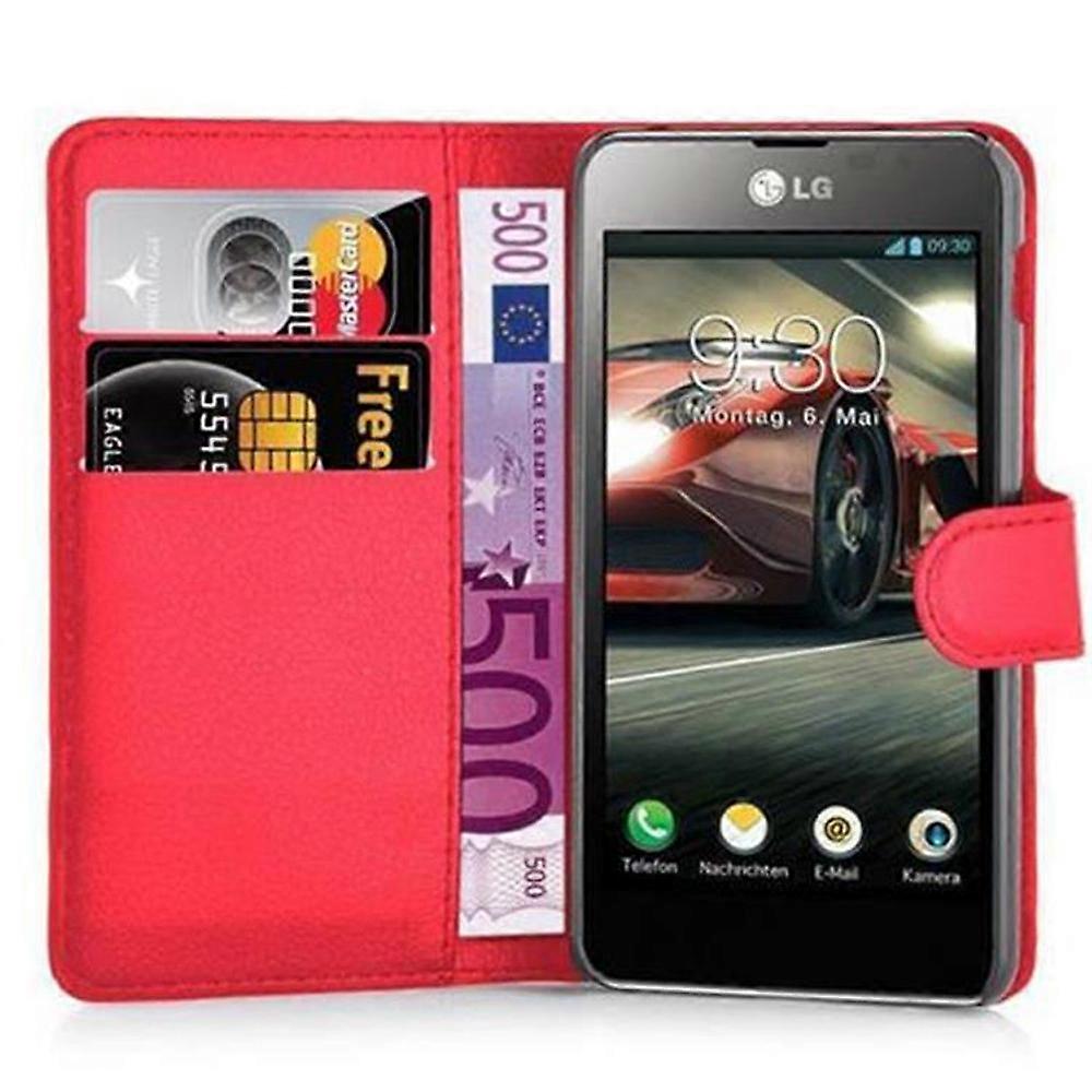 LG OPTIMUS F5 / LUCID 2 Case - Protective Case with Card Slots and Stand Function