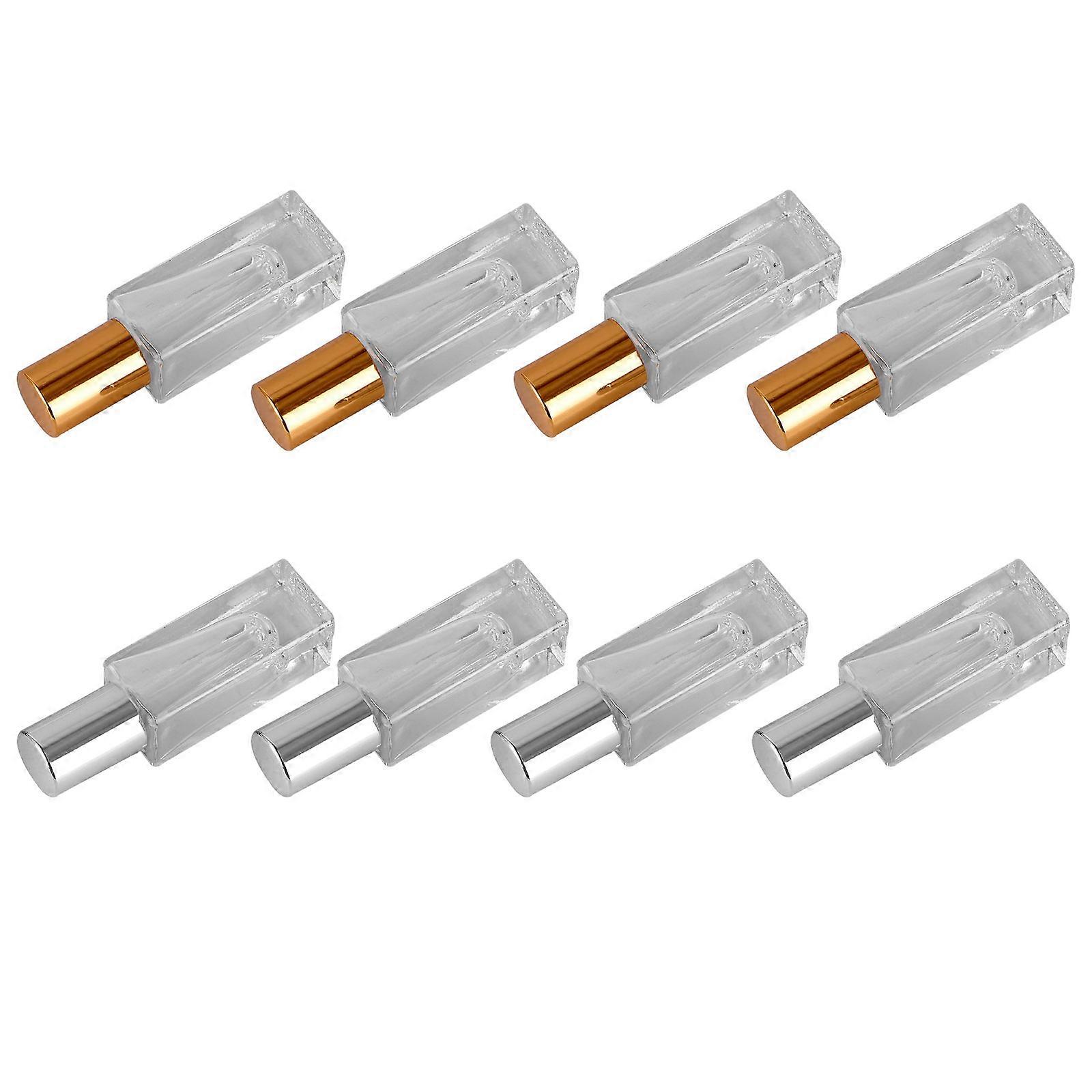 8 Pcs Refillable Glass Roller Bottle for Essential Oils and Perfumes 7ml