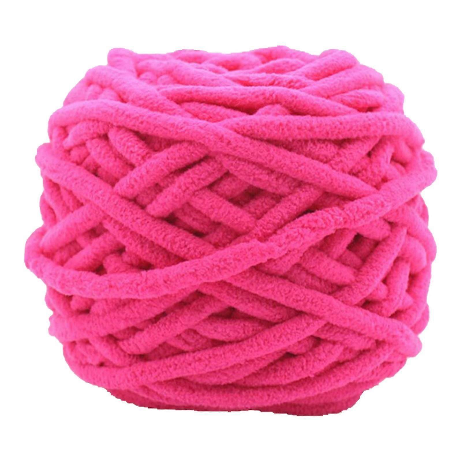 1 Roll 32m Yarn Soft Wide Usage Polyester Hand Woven Diy Craft Crochet Yarn For Patchwork