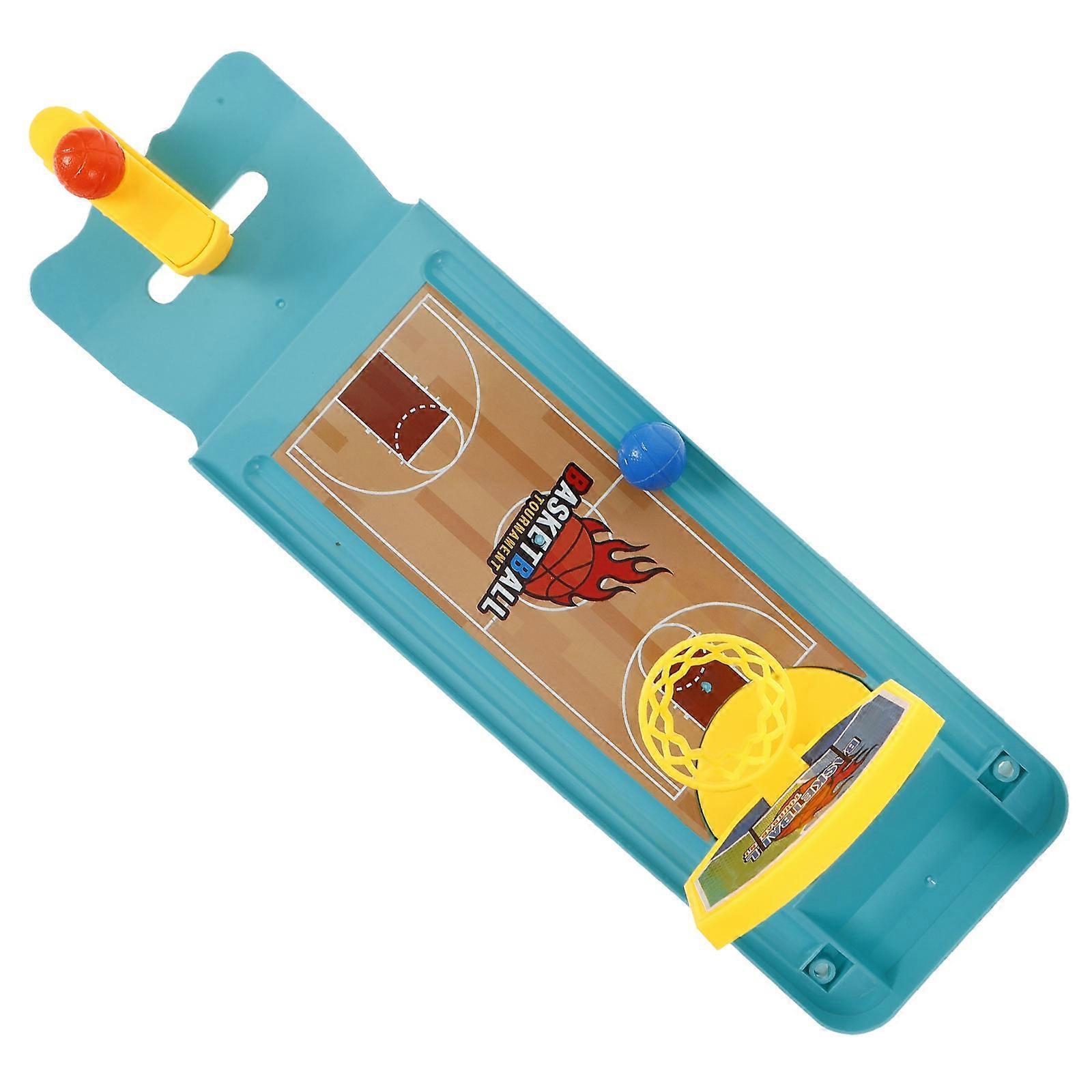 Tabletop Sports Toy Basketball for Interactive Play 4Sets ABS