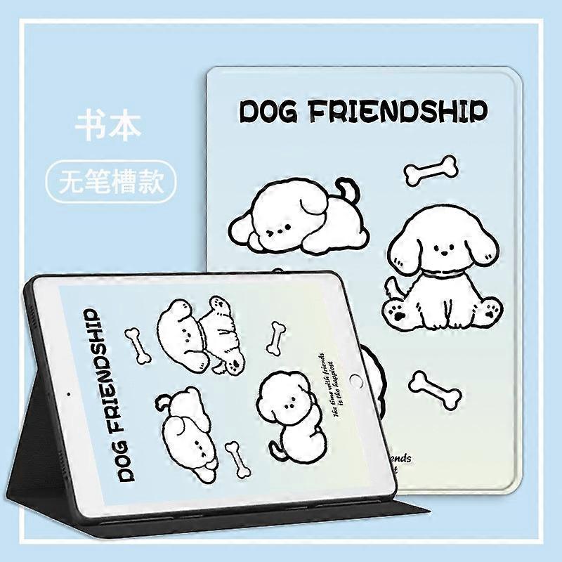Stylish Case For Ipad Air6 11" Book Bone Puppy