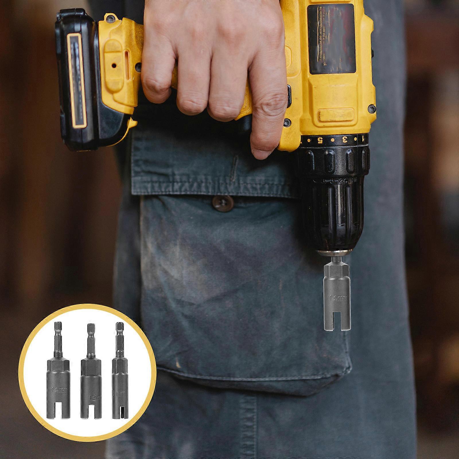 Wing Nut Driver 3Pcs Impact Nut Driver for Drill Rust Proof Tool Set