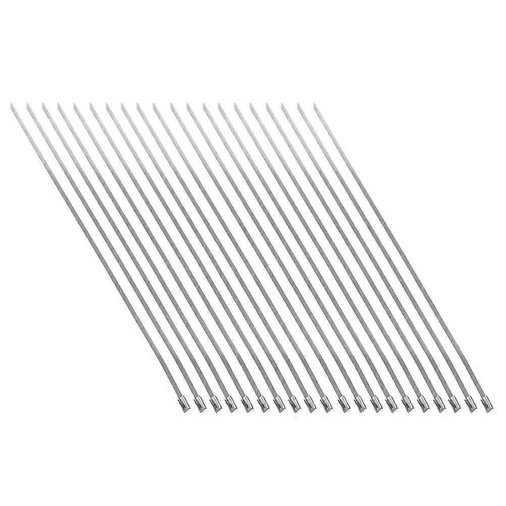 Self-Locking Metal Zip Ties for Fixing 20Pcs Stainless Steel Durable Cable Ties