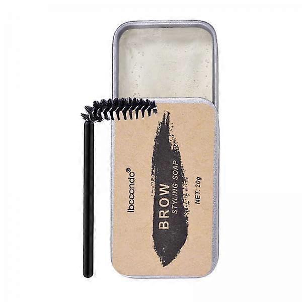 Eyebrow Soap Kit with Shaping Brush, 6 Pcs Fixed Shape Styling for Natural 3D Brow Effect