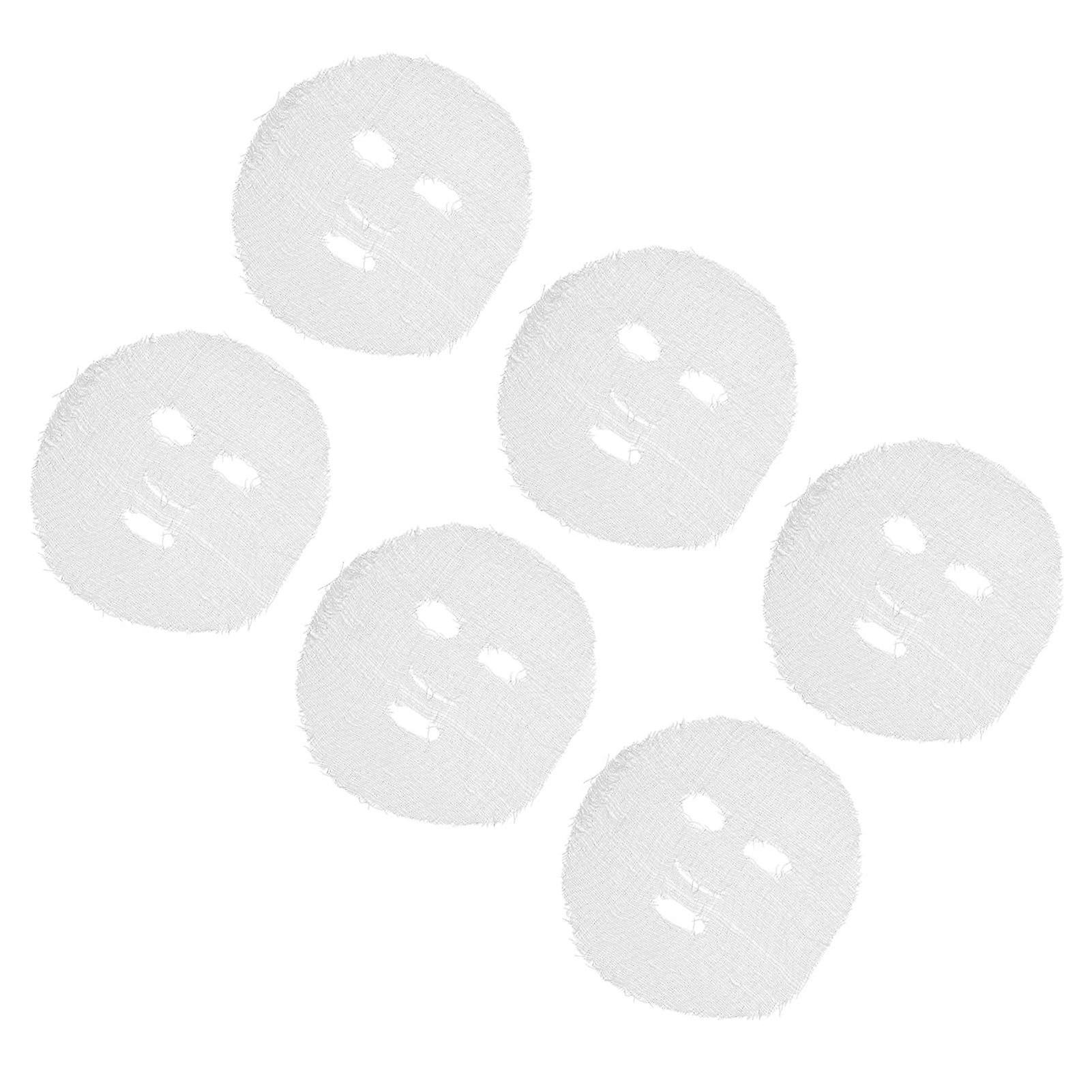 Facial Gauze Mask 100pcs Precut Sheets for Deep Hydration and  Fit, Salon Quality